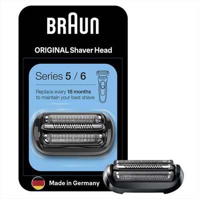 BRAUN - Testina di Ricambio per Rasoio Series 5 53B-Nero