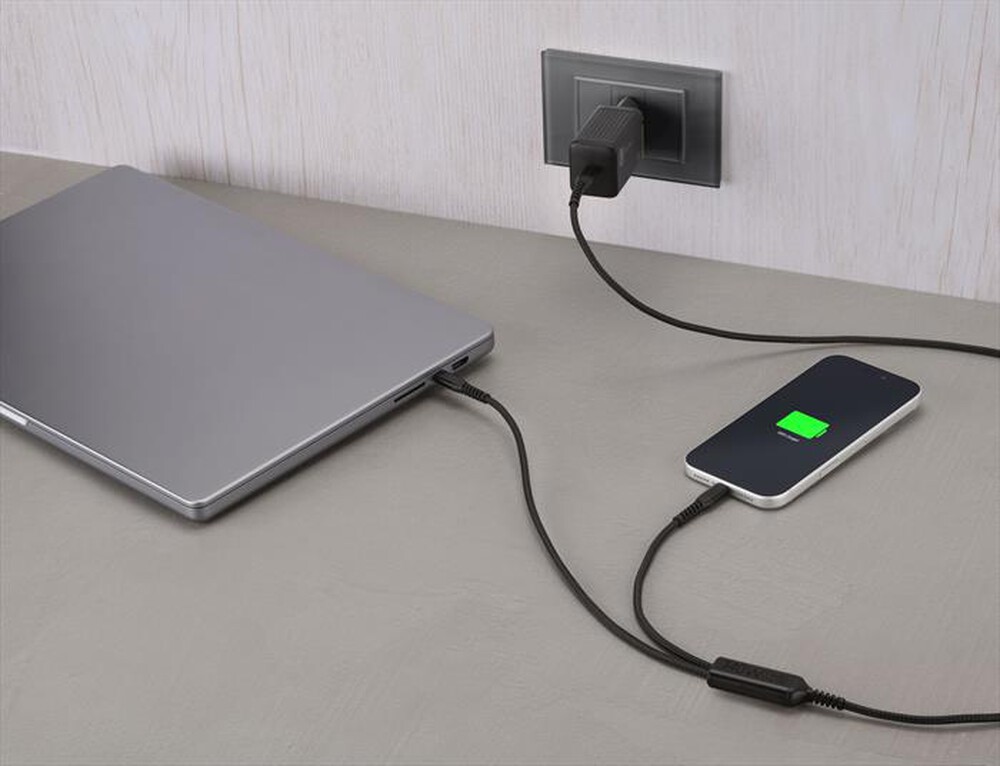 Immagine del prodotto CELLULARLINE - Cavo USB-C intrecciato da 150 cm-Nero