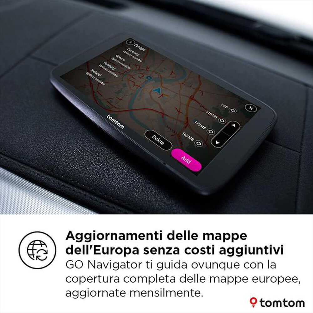 "TOM TOM - GO NAVIGATOR 7-Nero"