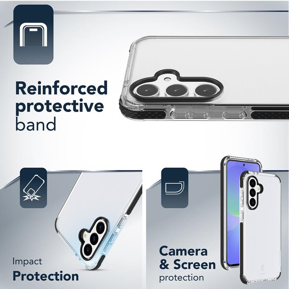 Immagine del prodotto CELLULARLINE - Cover TETRA FORCE STRONG GUARD - GALAXY A36/A56-Transparent