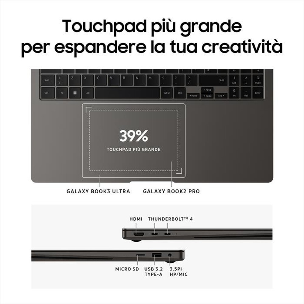 Immagine del prodotto SAMSUNG - Notebook GALAXY BOOK3 ULTRA-Graphite