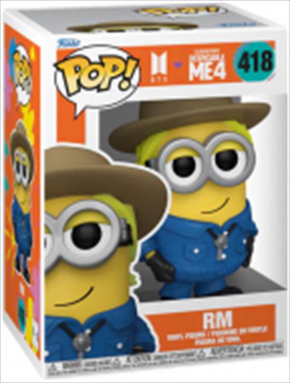 Immagine del prodotto FUNKO - POP Cattivissimo Me 4 x BTS Minion RM 418-FUPC1795-n.d.