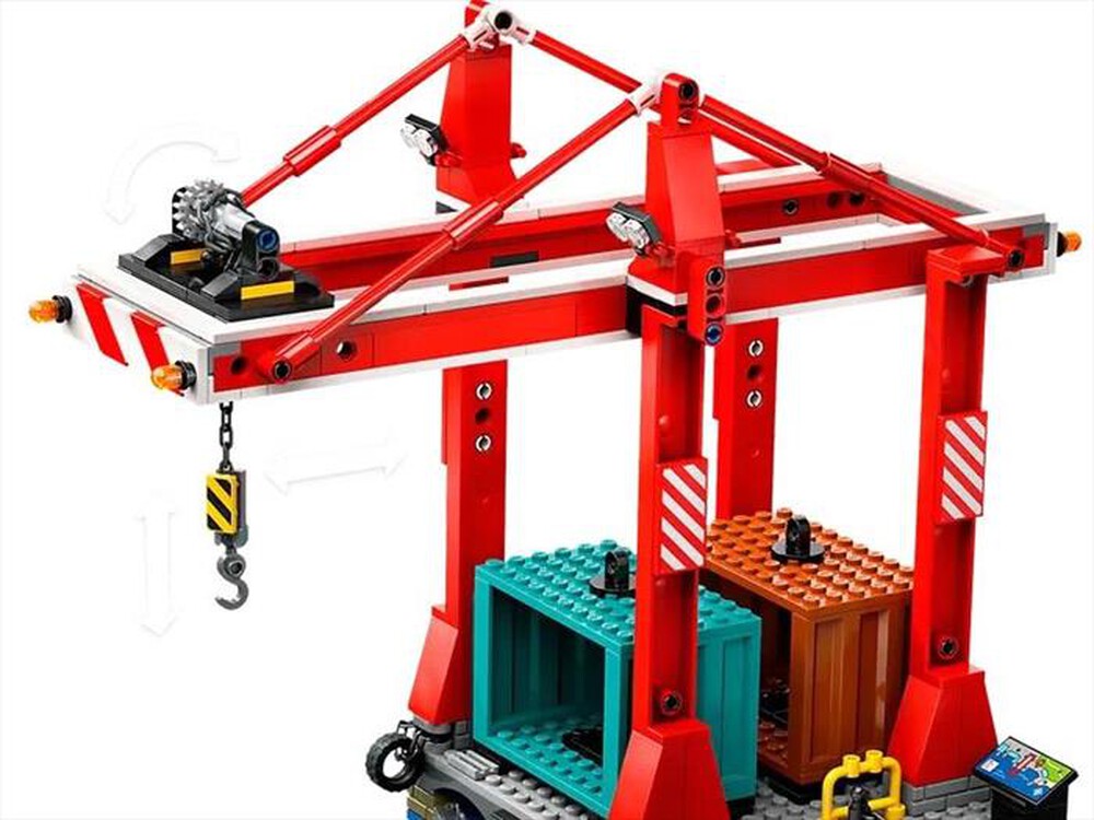 "LEGO - PORTO E NAVE MERCI - 60422-Multicolore"