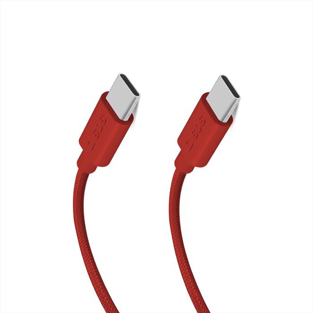 Immagine del prodotto SBS - Cavo TECABLETISSUETCCR per i dispositivi con USB-C-Rosso