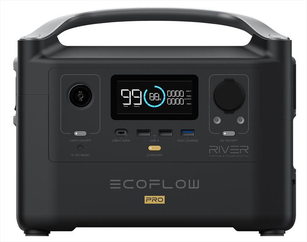 "ECOFLOW - Batteria portatile River Pro-nero"