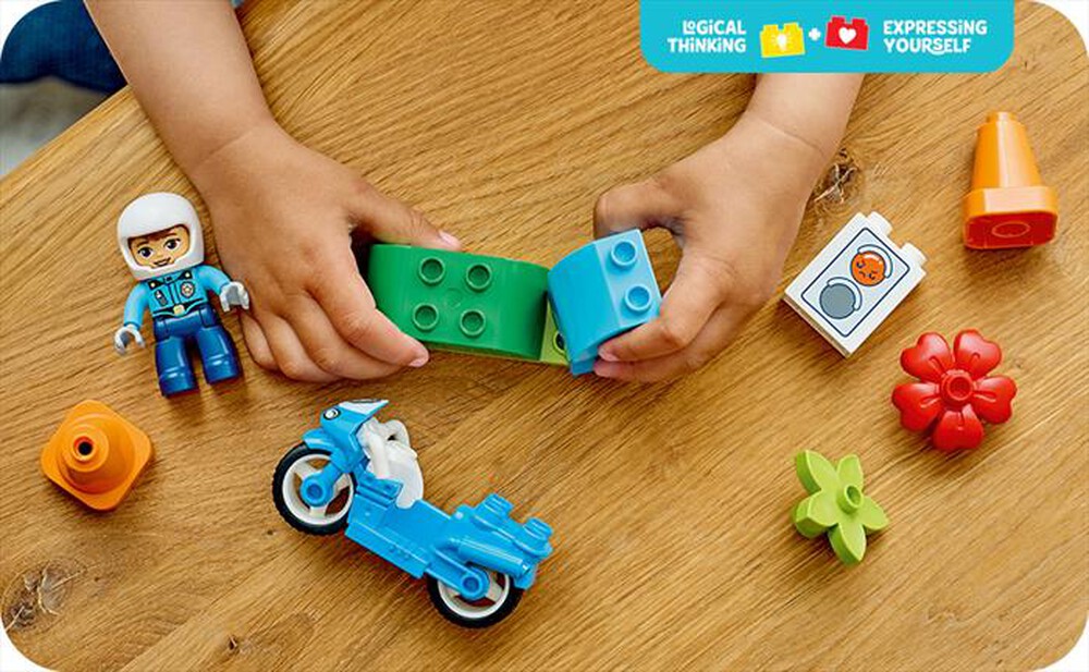 Immagine del prodotto LEGO - DUPLO Motocicletta blu della Polizia - 10471