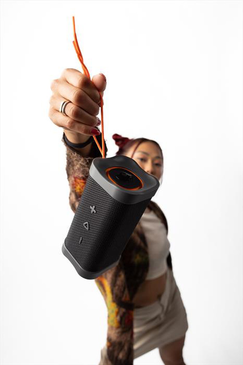 "SKULLCANDY - TERRAIN WIRELESS SPEAKER-Nero/Arancione"