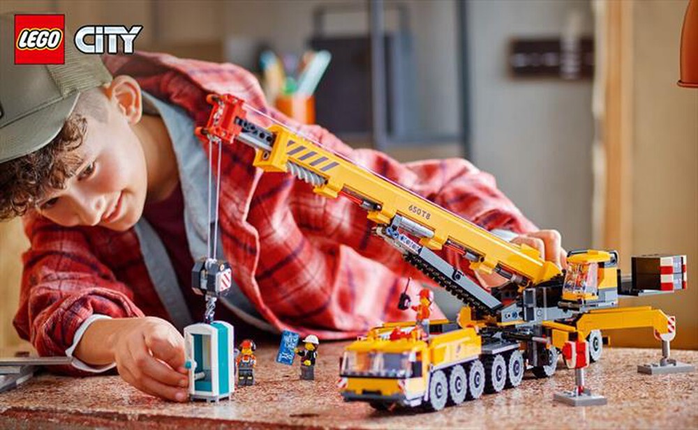 Immagine del prodotto LEGO - CITY BIG VEHICLES Gru da cantiere gialla 60409
