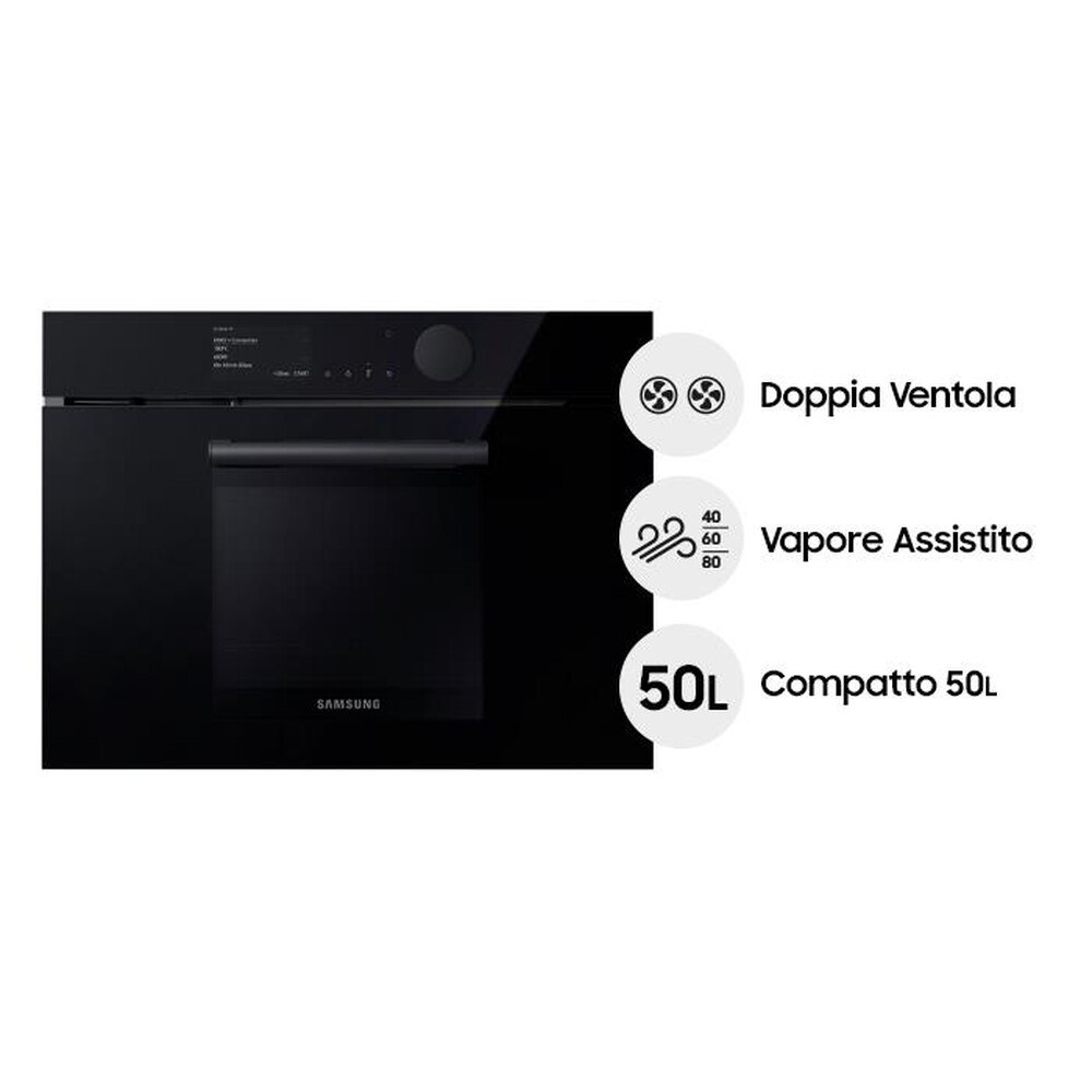 "SAMSUNG - Forno incasso elettrico NQ50T8939BK/ET Classe A+-Onyx black design"