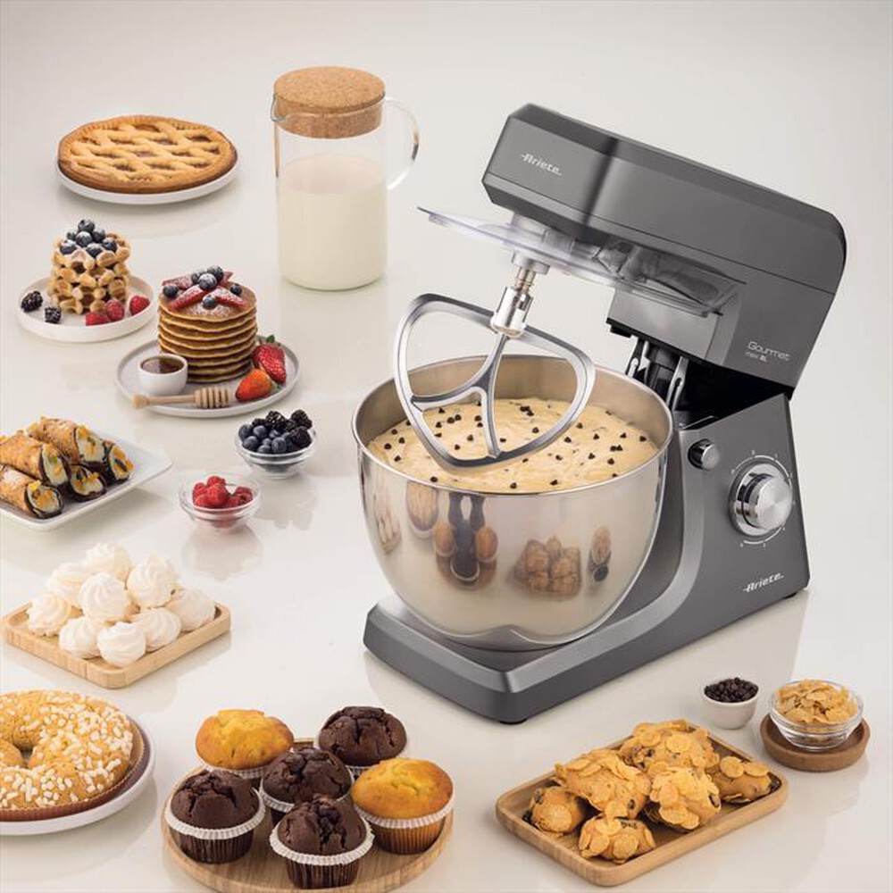 Immagine del prodotto ARIETE - 1575 GOURMET MAXI IMPASTATRICE 8L-Acciaio inox