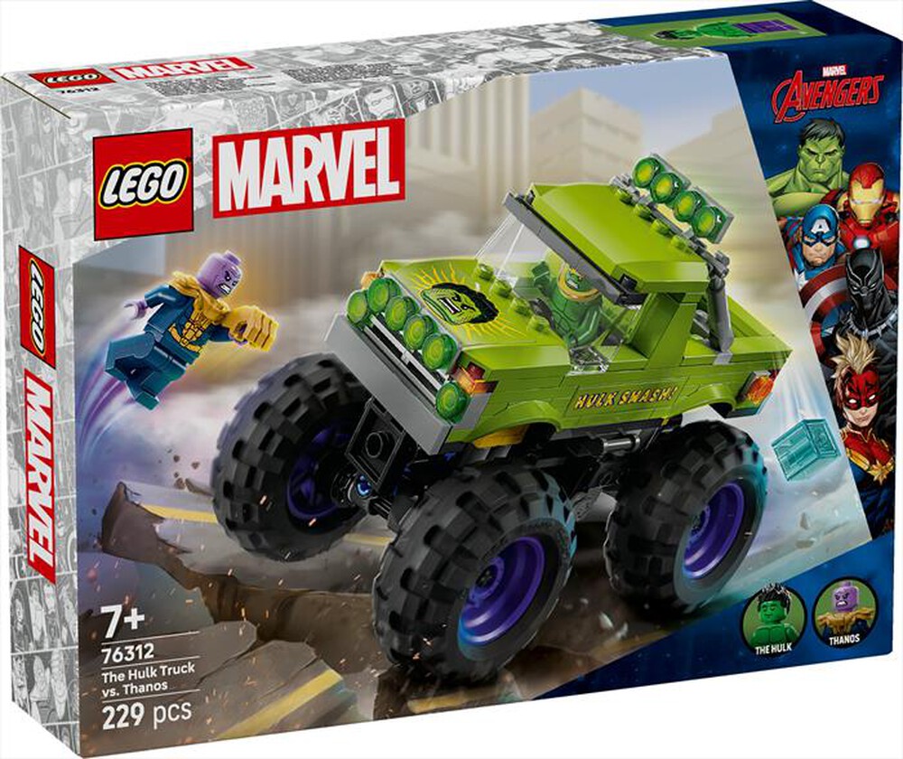 Immagine del prodotto LEGO - SUPER HEROES MARVEL Truck di Hulk vs Thanos 76312