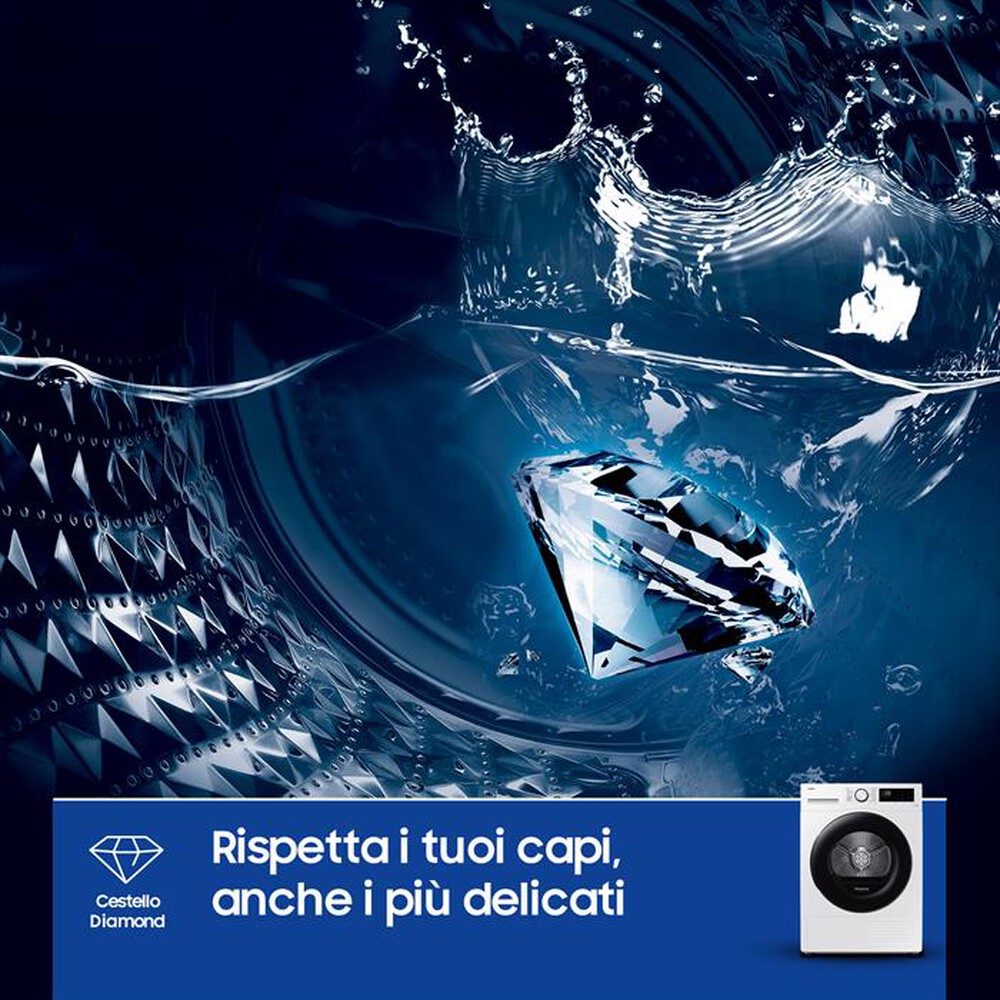 Immagine del prodotto SAMSUNG - Asciugatrice DV90CGC0A0AEET 9Kg Classe E-Bianco