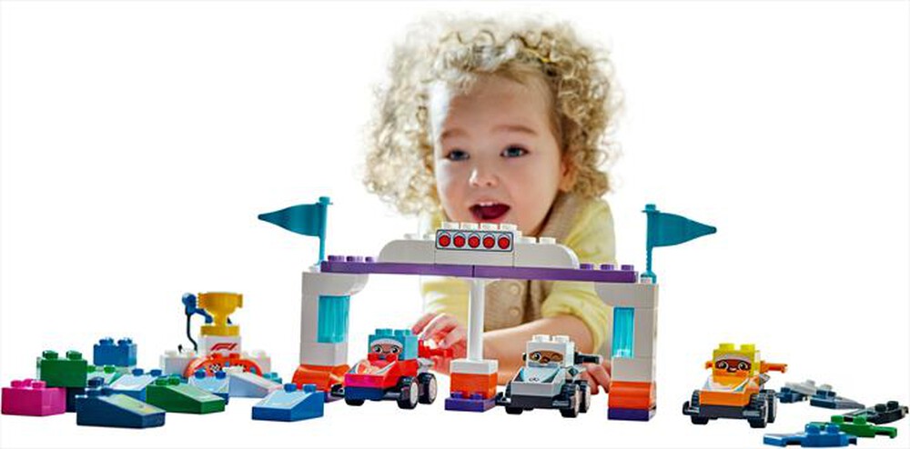Immagine del prodotto LEGO - DUPLO Town Auto da corsa e piloti Team F1&reg; 10445