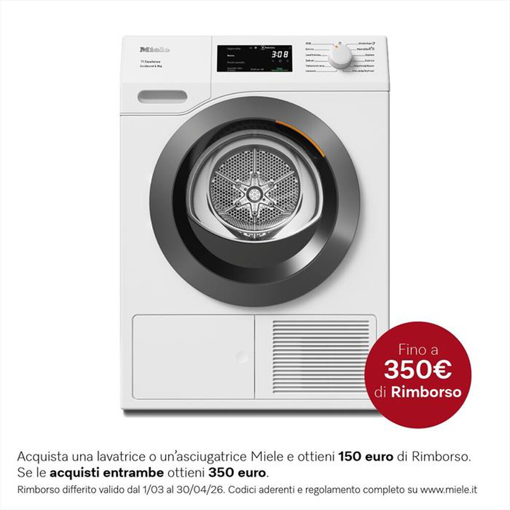 Immagine del prodotto MIELE - Asciugatrice TED655 WP 9Kg Classe C-Bianco