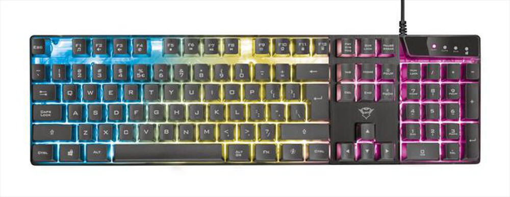 "TRUST - GXT835 AZOR GAMING KEYBOARD IT-Black/RGB"