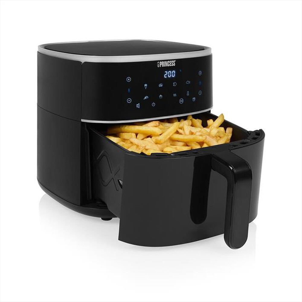 "PRINCESS - Friggitrice ad aria Aerofryer digitale 6L-Nero"