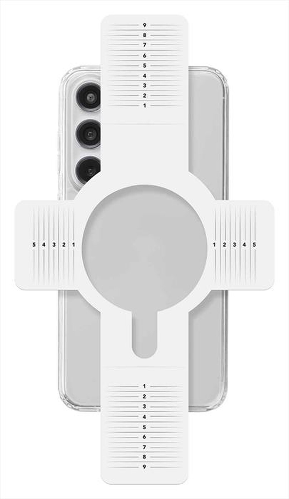 Immagine del prodotto CELLULARLINE - Anello magnetico adesivo MAGADAPTERW-Bianco