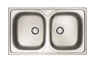 GLEM GAS - Lavello lineare GL279X 2 vasche-Inox