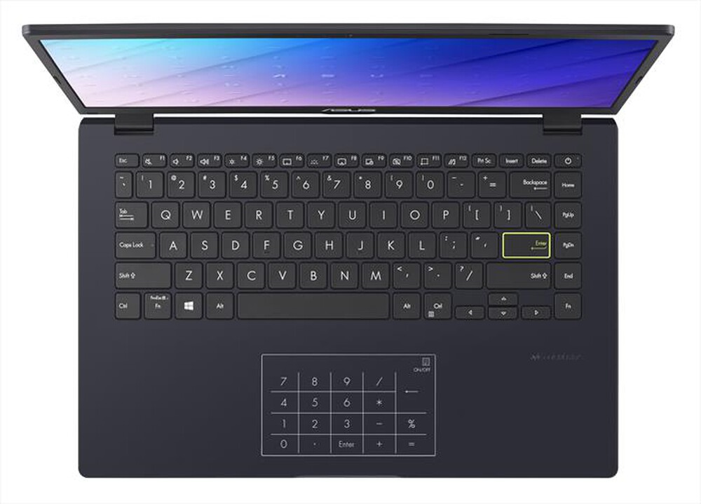 "ASUS - Notebook E410MA-EK1281WS-Peacock Blue / Black"