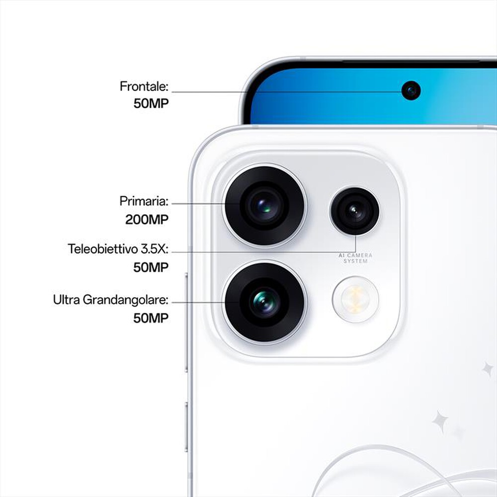 Immagine del prodotto OPPO - Smartphone RENO16 PRO 5G-Pop White