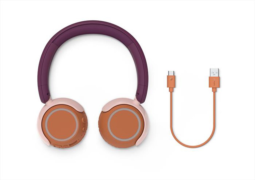 Immagine del prodotto PHILIPS - Cuffie wireless on-ear per bambini TAK4200MP/00-Viola Magenta
