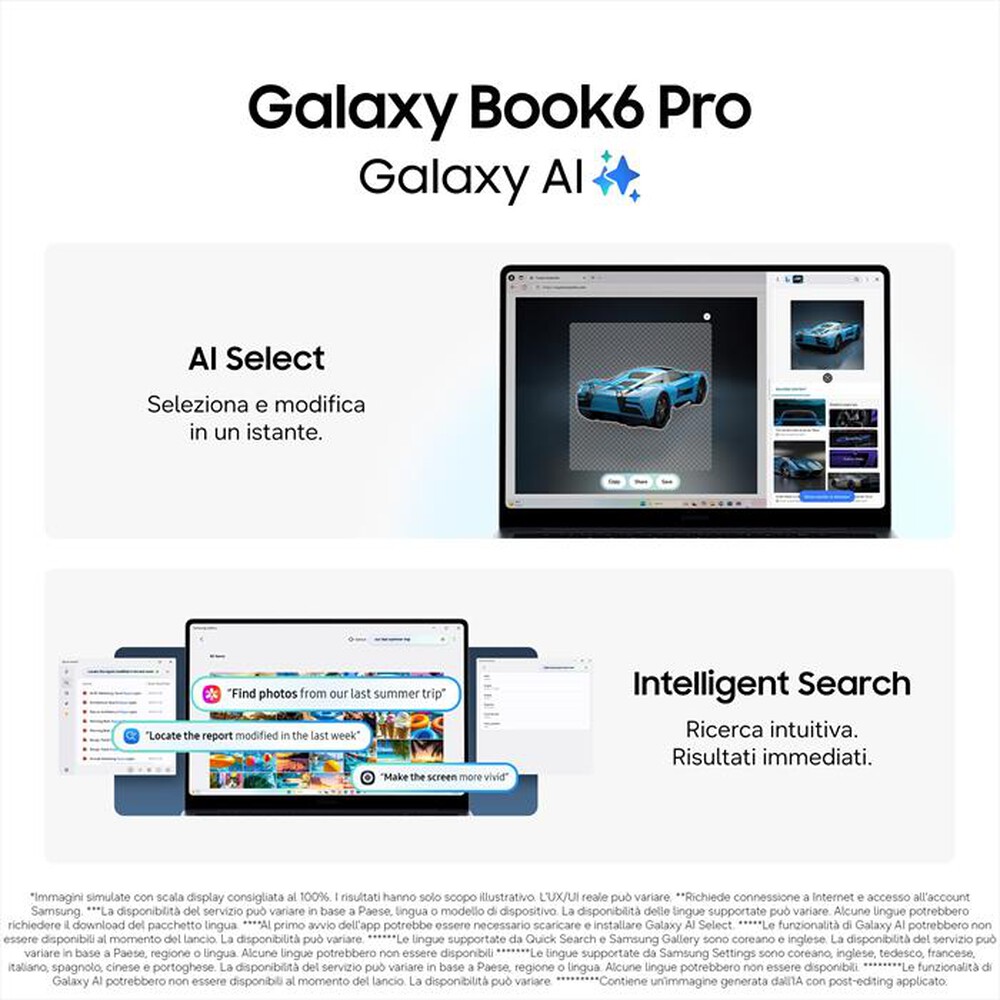Immagine del prodotto SAMSUNG - Notebook GALAXY BOOK6 PRO 14"-Gray