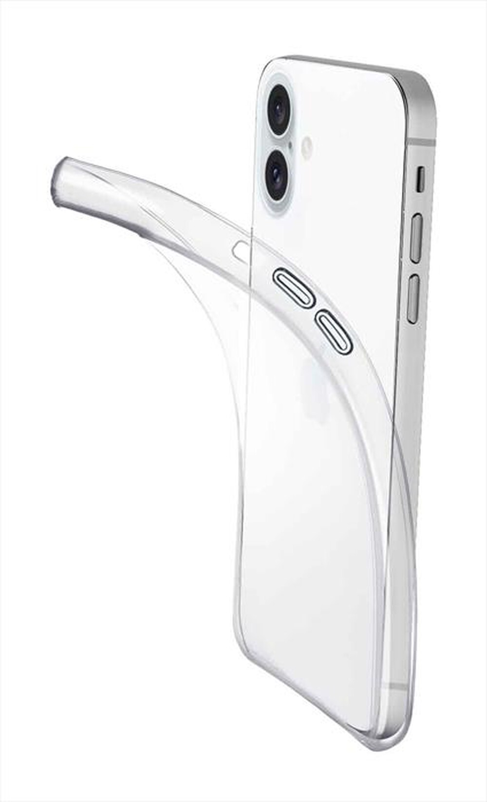 "CELLULARLINE - Cover case FINE per iPhone 16-Transparent"