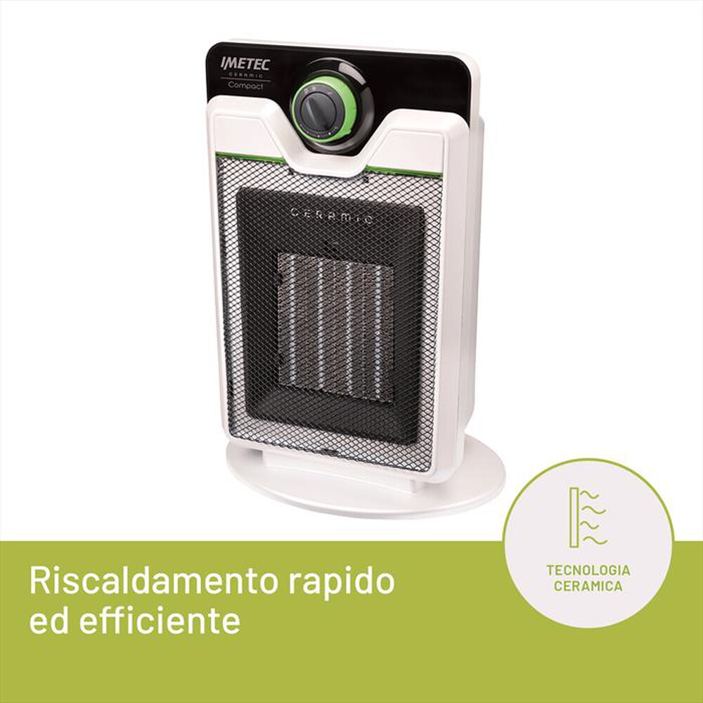 Immagine del prodotto IMETEC - Termoventilatore COMPACT-bianco e nero