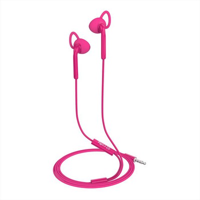 CELLY - UP400ACTPK AURICOLARI STEREO 3.5MM ACTIVE ROSA-Rosa/Plastica