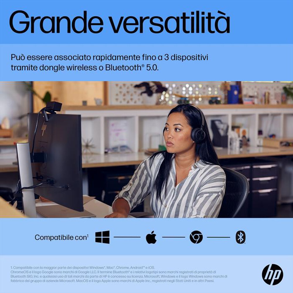 Immagine del prodotto HP - MOUSE RICARICABILE SILENT 710-Nero
