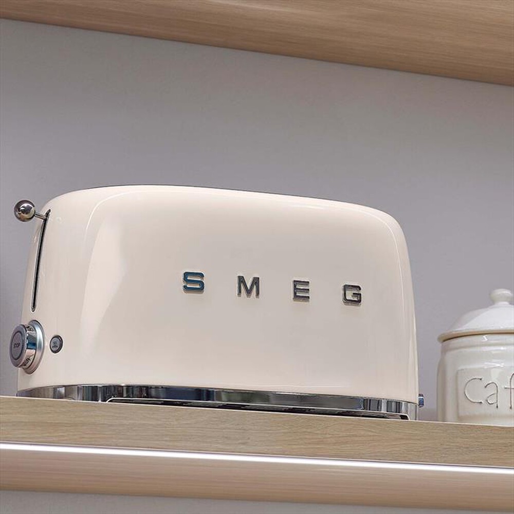 "SMEG - Tostapane 50's Style 2x4 fette – TSF02CREU-panna"