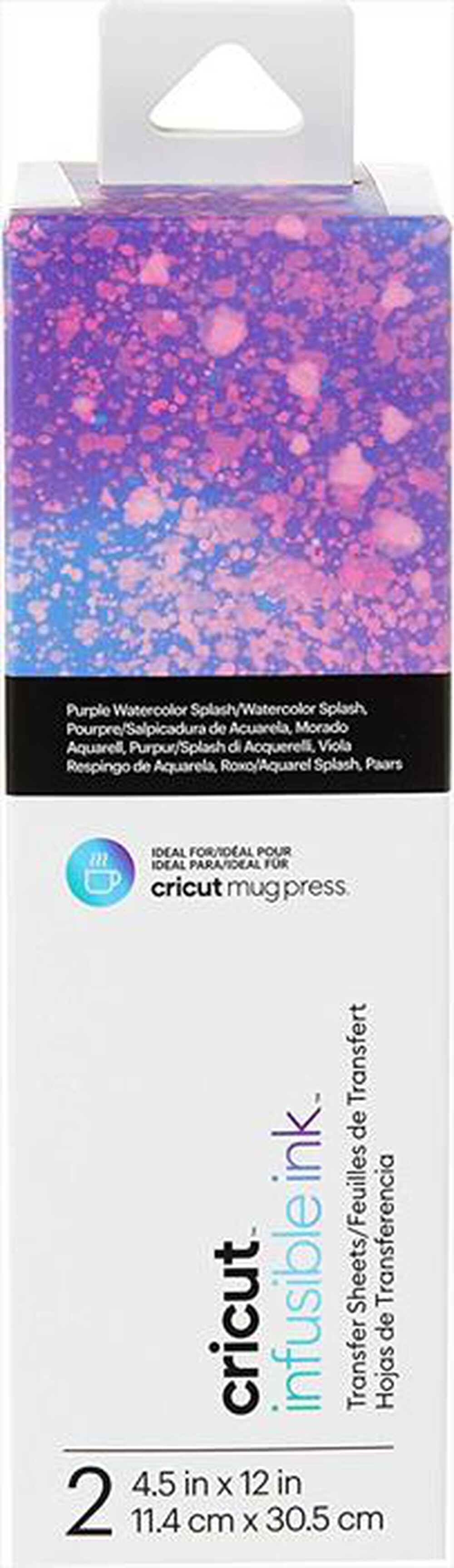 "CRICUT - INFUSIBLE INK 2 FOGLI-Watercolor splash"