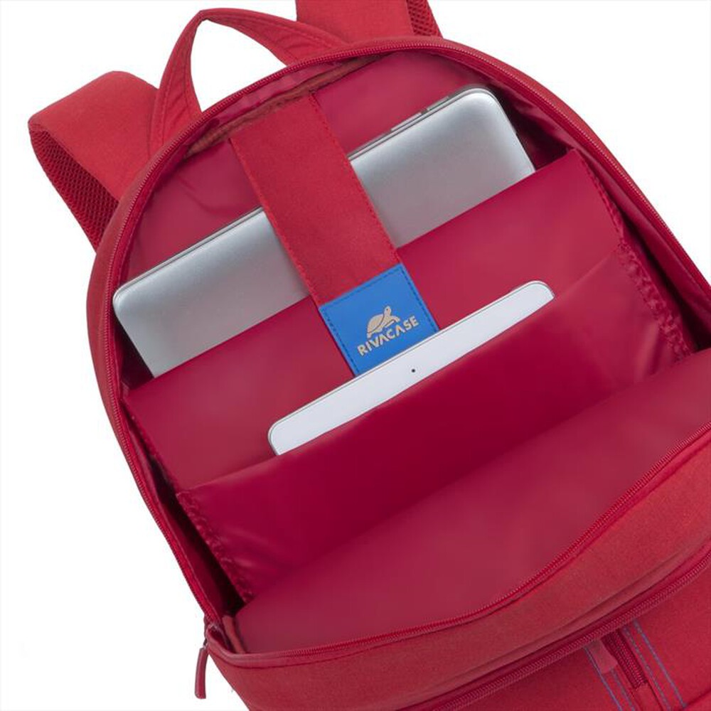 "RIVACASE - 7560 ZAINO DI TELA PER NOTEBOOK DA 15,6\"-Rosso"
