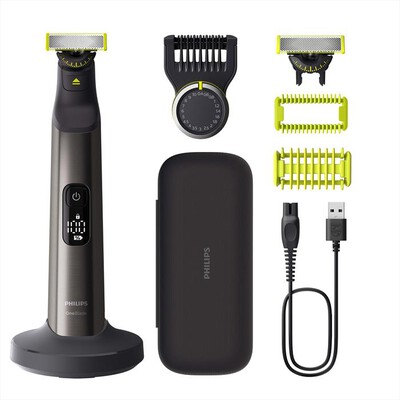 PHILIPS - Regolabarba OneBlade Pro 360 Face + Body QP6652/61-Nero