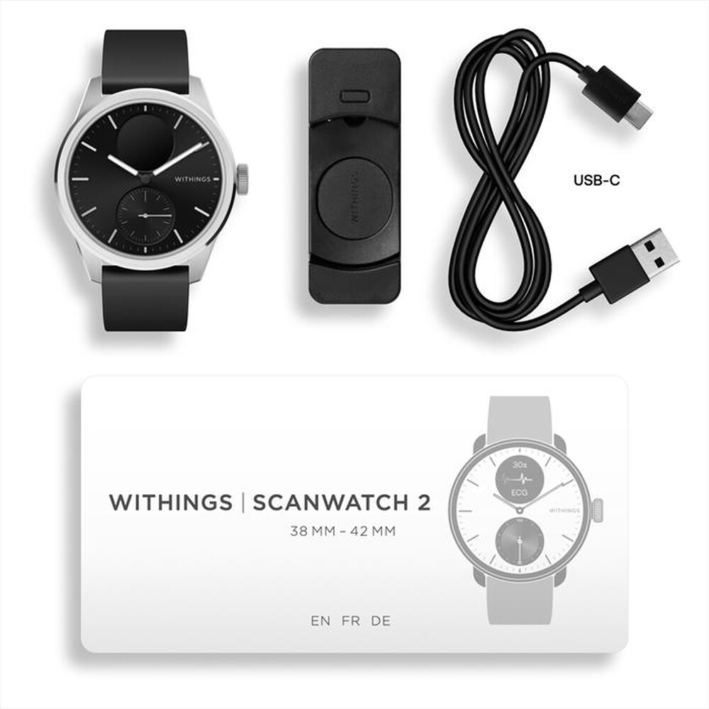 "WITHINGS - ScanWatch 2 42mm-Nero"