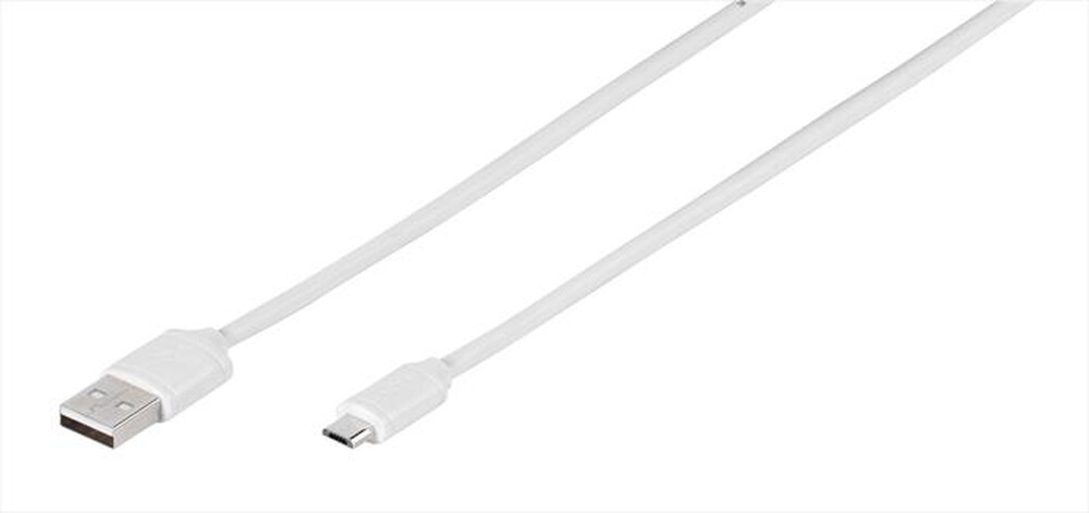 "VIVANCO - Micro USB 2.0   USB A-plug to USB micro B-plug-Bianco"