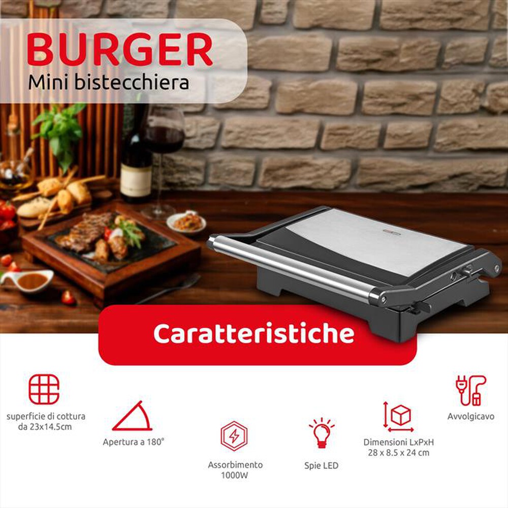 Immagine del prodotto MELCHIONI FAMILY - BURGER-acciaio/nero