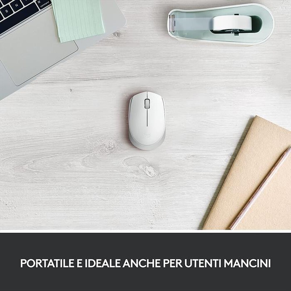 "LOGITECH - M171 Wireless Mouse-Bianco"