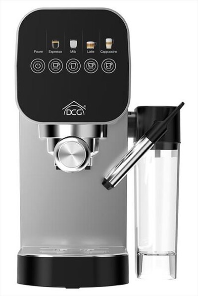 DCG ELTRONIC - Macchina da caff&egrave; ES6526D-NERO/SILVER