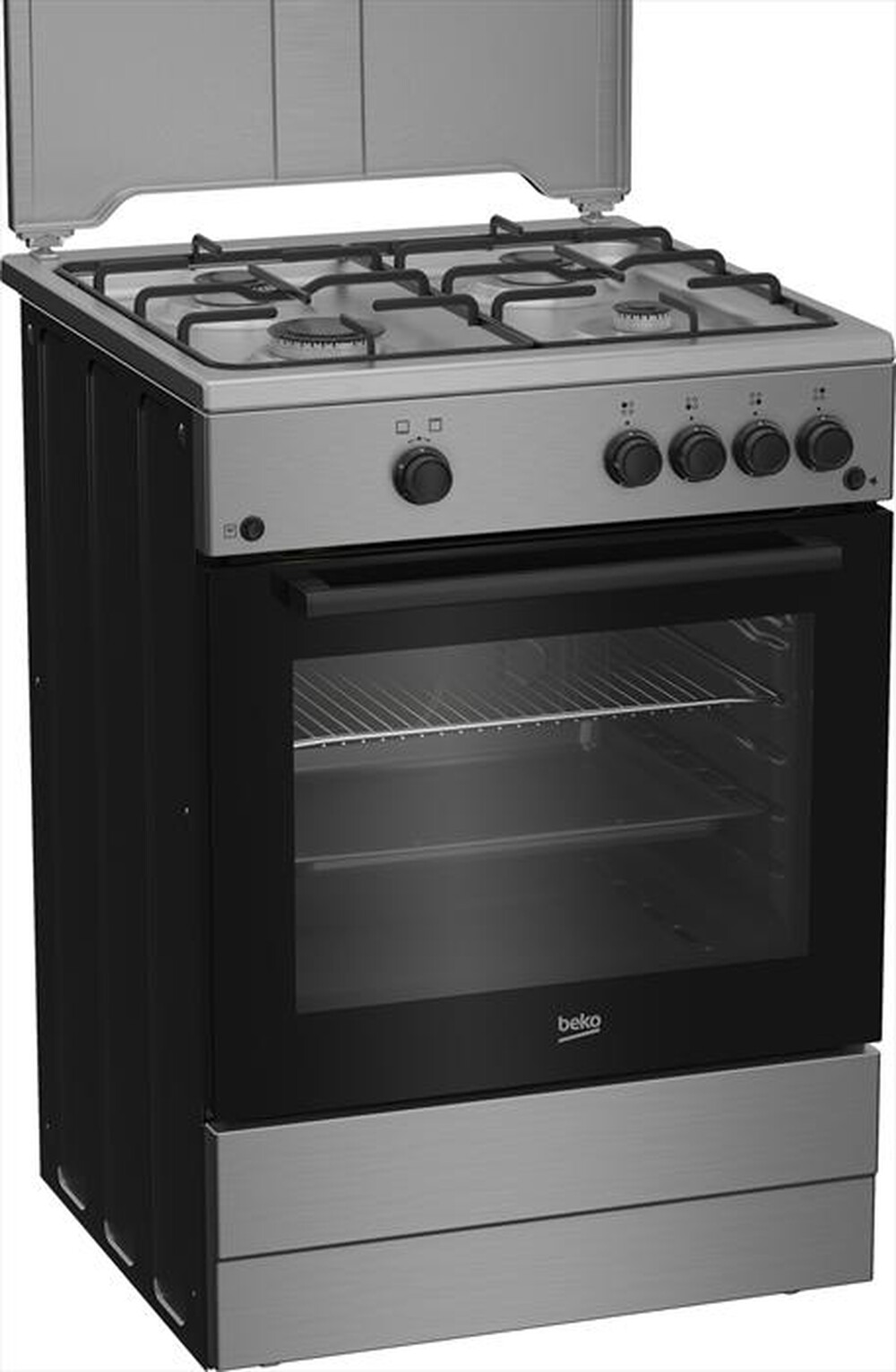 "BEKO - Cucina a gas FBG62010DX Classe A-Inox"