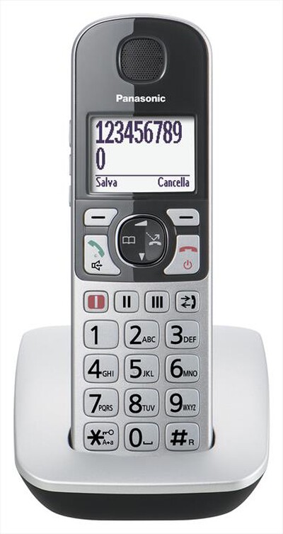 PANASONIC - KX-TGE510JTS-SILVER