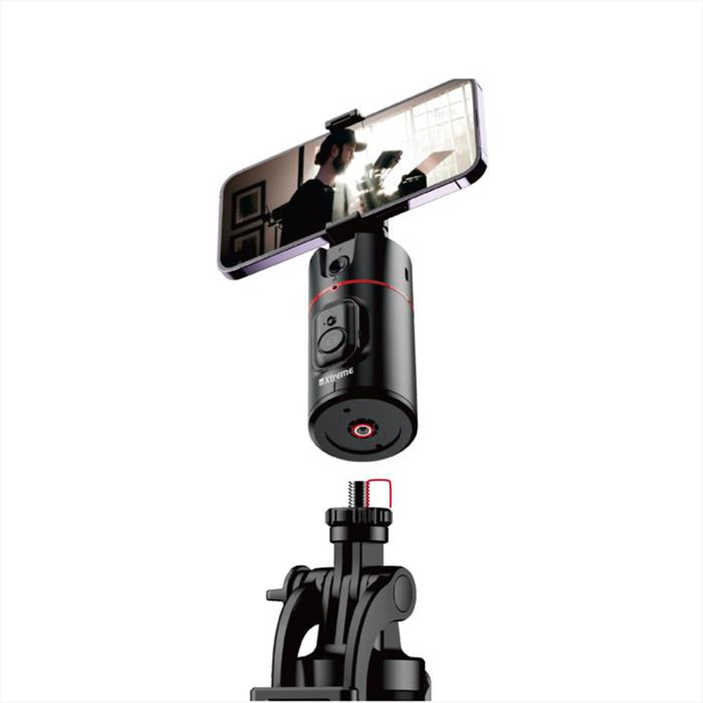 "XTREME - Selfie stick con riconoscimento movimento 74500-Nero"