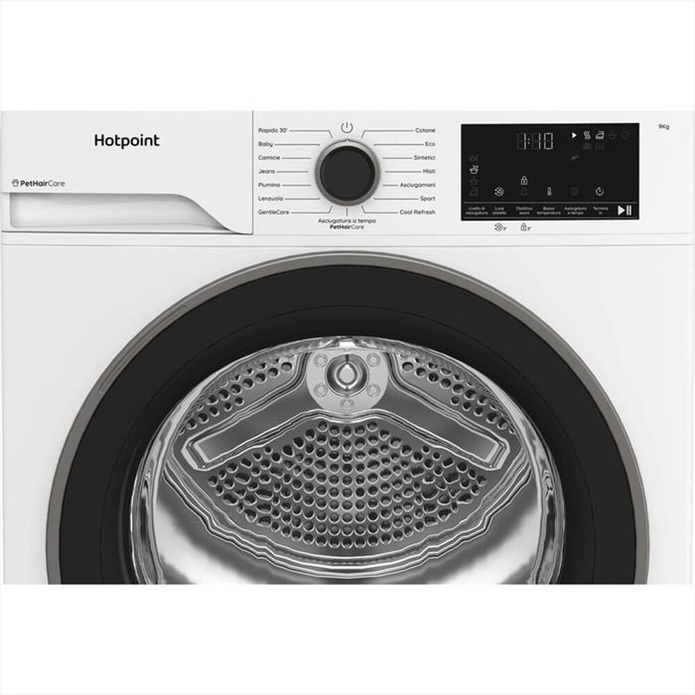 Immagine del prodotto HOTPOINT ARISTON - Asciugatrice 9KG SLIM HPT 93D BS IT CLASSE D-Bianco