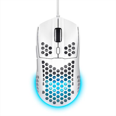TRUST - GXT928W HELOX LIGHTWEIGHT MOUSE-White/RGB