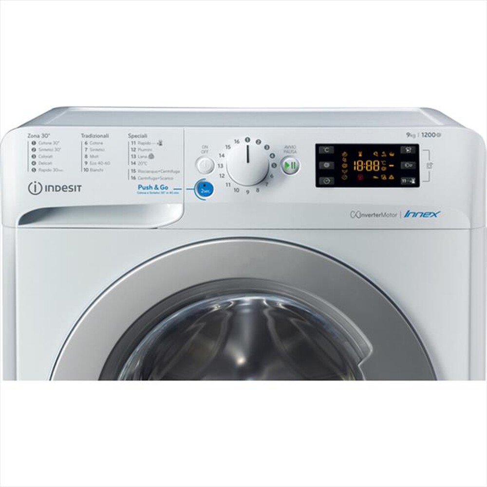 "INDESIT - Lavatrice INNEX BWE 91285X WS IT 9 Kg Classe B-Bianco"