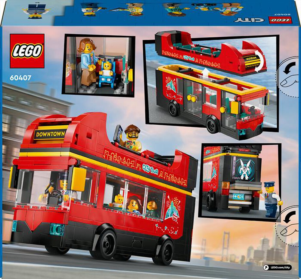 Immagine del prodotto LEGO - CITY Autobus turistico rosso a due piani 60407