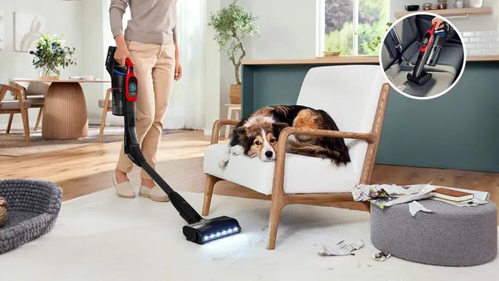 "BOSCH - Aspirapolvere ricaricabile BCS1041PET-Black,Red"