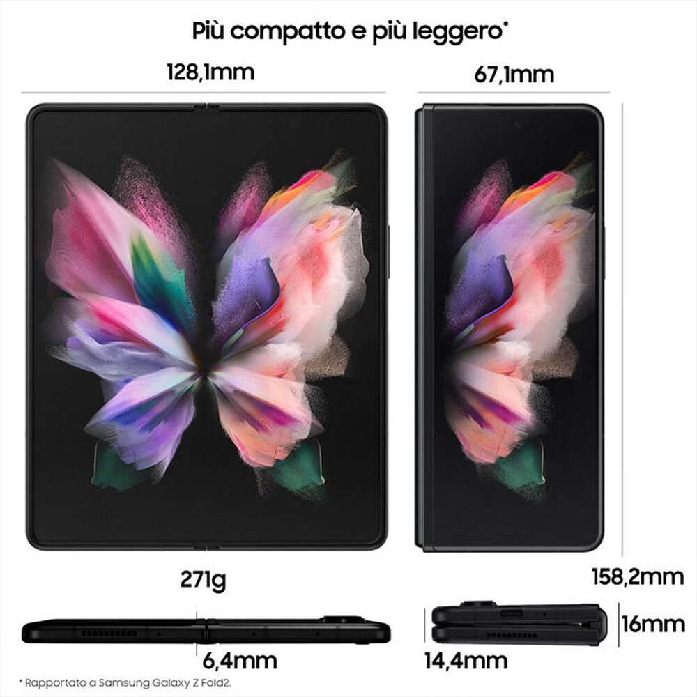 Immagine del prodotto SAMSUNG - GALAXY Z FOLD3 5G 256 GB-Phantom Black