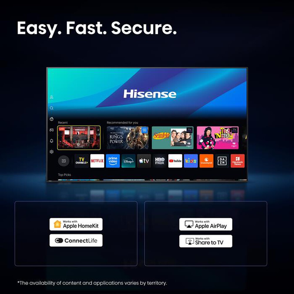 Immagine del prodotto HISENSE - Smart TV LED HD READY 32" 32A49S-NERO