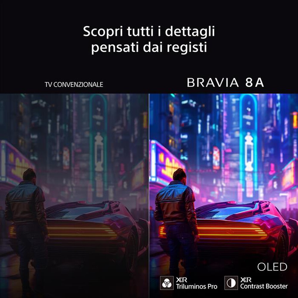 Immagine del prodotto SONY - Smart TV OLED 55" 4K K55XR8APAEP 120Hz-Nero